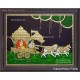 Geetha Saaram Tanjore Painting, Geetha Saram Tanjore Painting, Krishna Arjuna Chariot Tanjore Painting