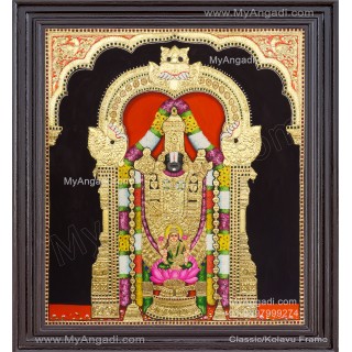 Balaji Lakshmi Tanjore Painting