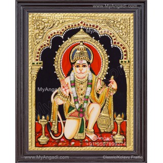 Hanuman Tanjore Painting