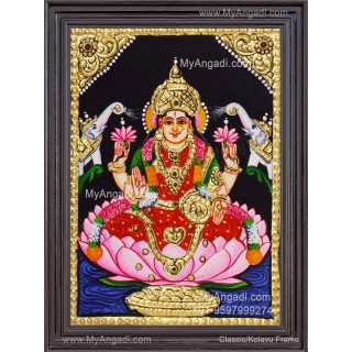 Gajalakshmi Tanjore Painting