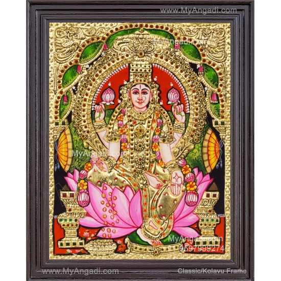 Iswarya Lakshmi Tanjore Painting