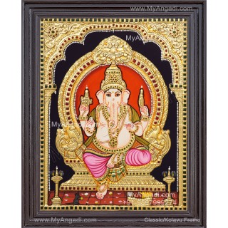 Ganesha Tanjore Painting