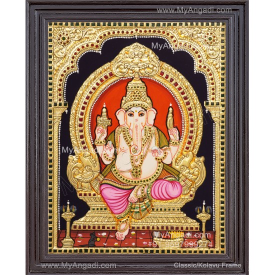 Ganesha Tanjore Painting
