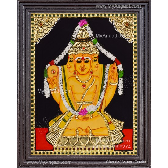Brahma Tanjore Painting