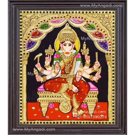 Varahi Amman Tanjore Painting