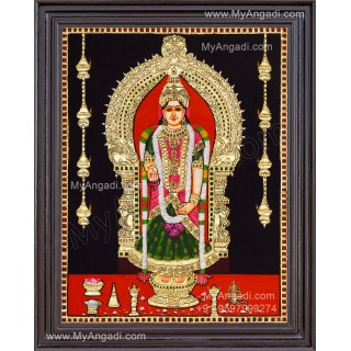 Kanniya kumari Amman Tanjore Painting