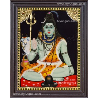 Shiva Tanjore Painting