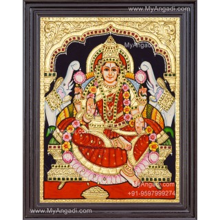 Gajalakshmi Tanjore Painting