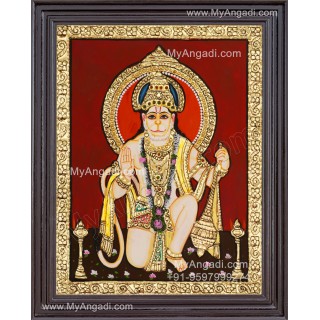Hanuman Tanjore Painting