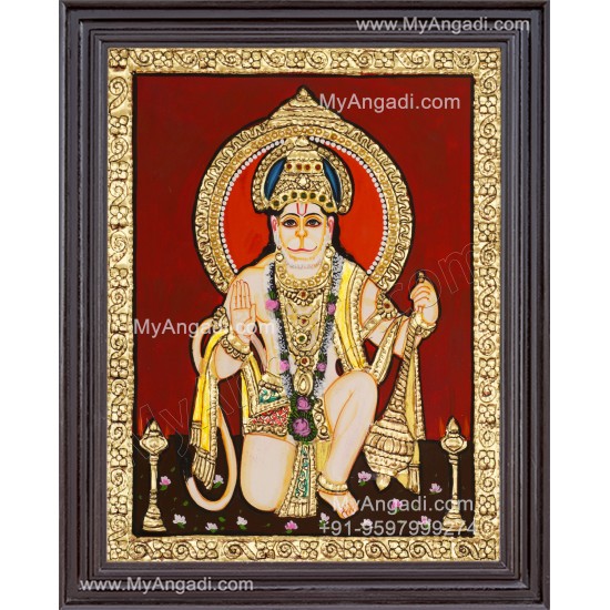 Hanuman Tanjore Painting