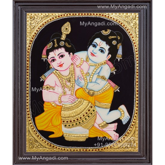 Krishnar Balaraman Tanjore Paintings