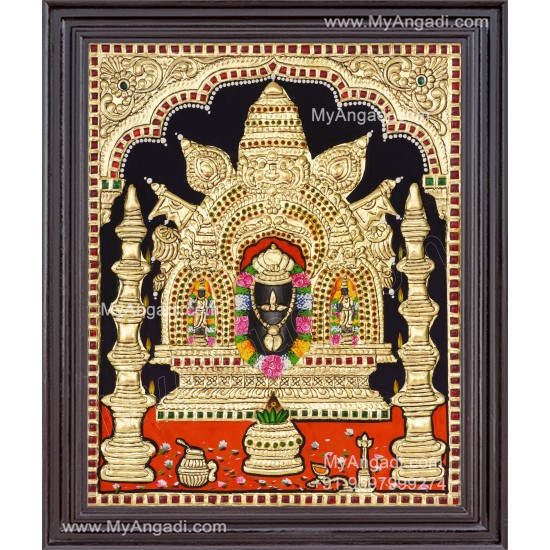 Manjunatha Swamy Tanjore Painting