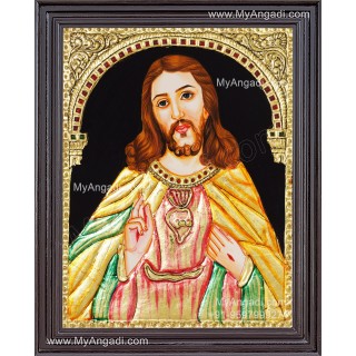 Jesus Tanjore Painting