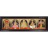 5 Panel Balaji Lakshmi Murugan Ganesha Saraswathi Tanjore Painting