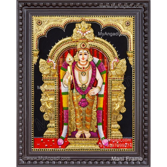Murugan 3D Tanjore Painting
