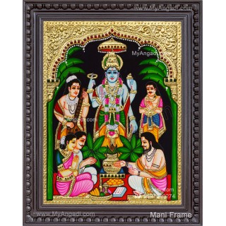 Sathya Narayana Swami Tanjore Painting