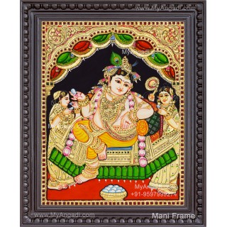 Butter Krishna Tanjore Paintings