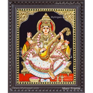 Saraswathi Tanjore Painting