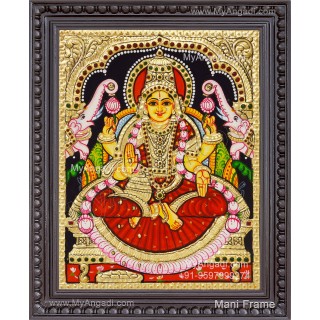 Gajalakshmi Tanjore Painting