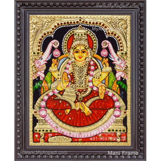 Gajalakshmi Tanjore Painting