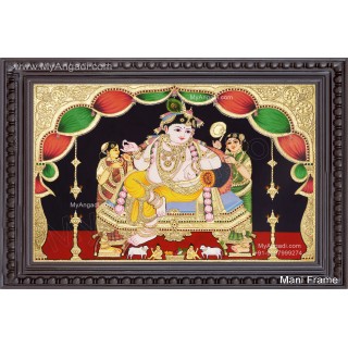 Butter Krishna Tanjore Painting