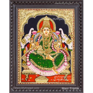 Gajalakshmi Tanjore Painting