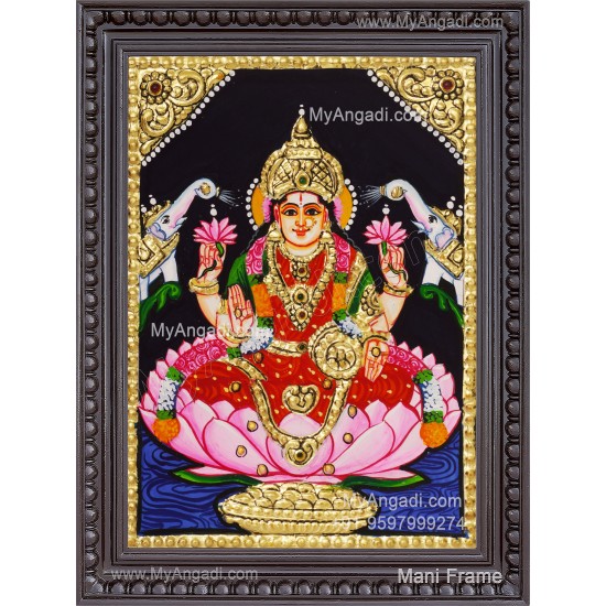 Gajalakshmi Tanjore Painting