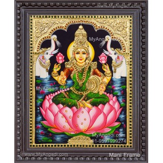 Gajalakshmi Tanjore Painting