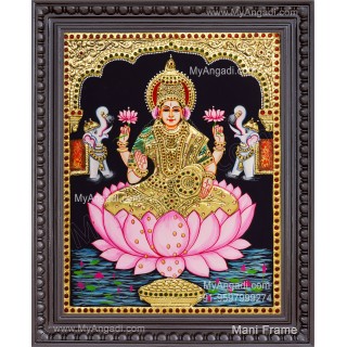 Gajalakshmi Tanjore Painting