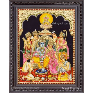 Ram Darbar Tanjore Painting