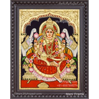 Gajalakshmi Tanjore Painting