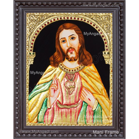 Jesus Tanjore Painting