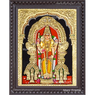 Thiruchenthoor Murugan Tanjore Painting