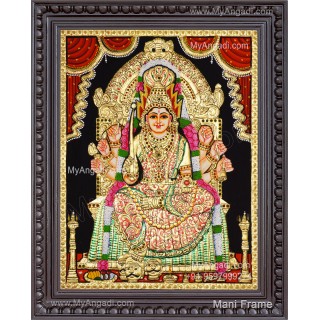 Samayapura Mariamman Tanjore Painting