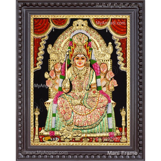 Samayapura Mariamman Tanjore Painting