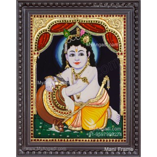Butter Krishna Tanjore Paintings