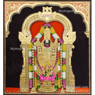 Balaji Lakshmi Tanjore Painting