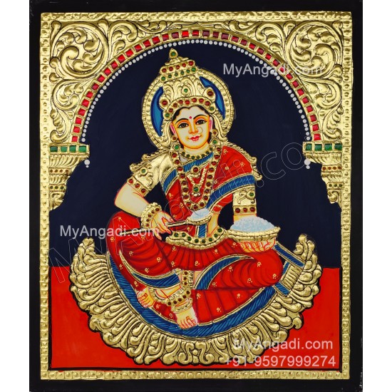 Annapoorani Tanjore Painting Annapoorani Tanjore Painting