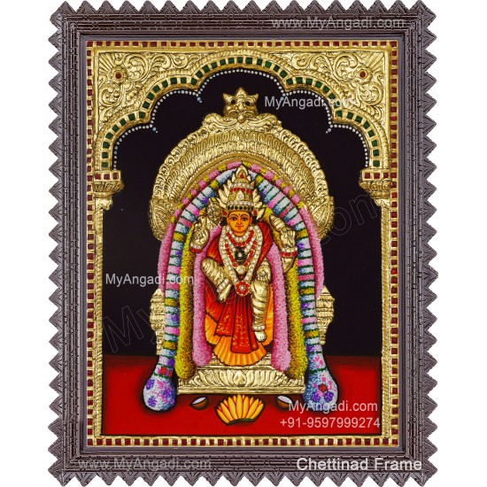 Sellandi Amman 3D Tanjore Painting