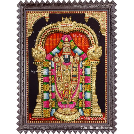 Balaji Lakshmi 3D Tanjore Painting
