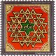 Sri Chakram Tanjore Painting