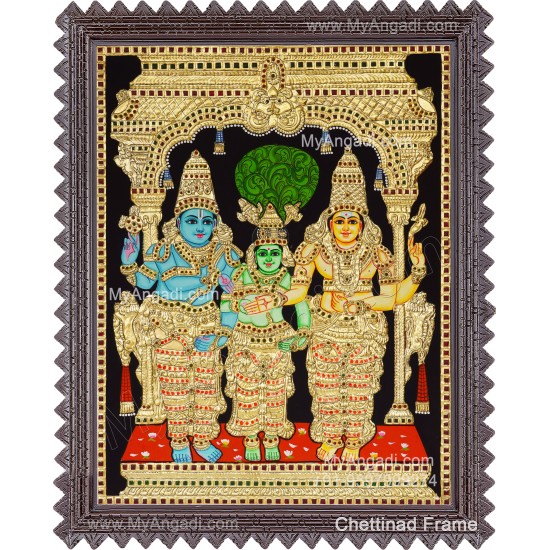 Meenakshi Thirukalyanam Tanjore Painting