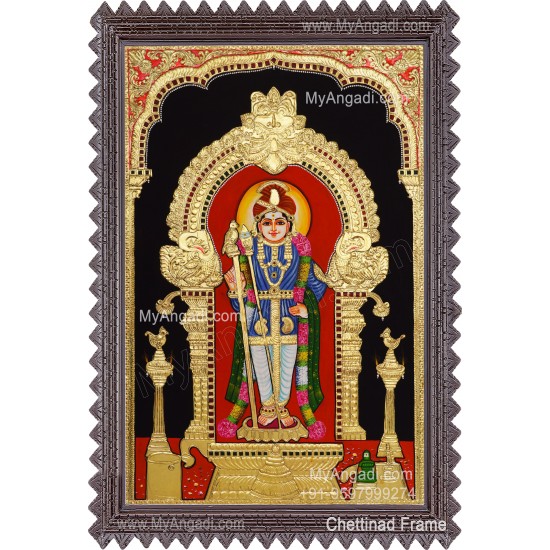 Palani  Murugan Tanjore Painting