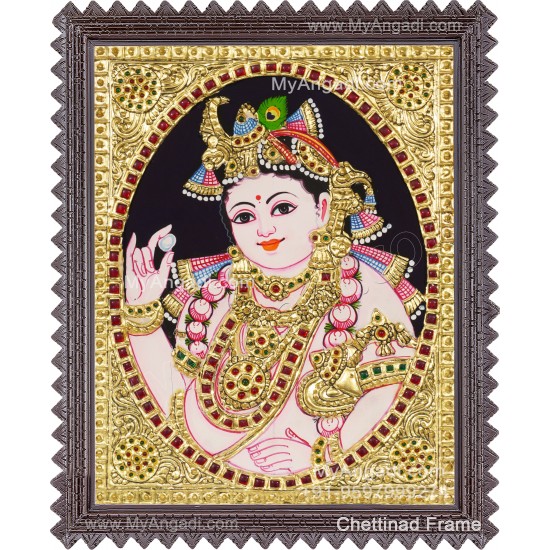 Krishna Tanjore Painting