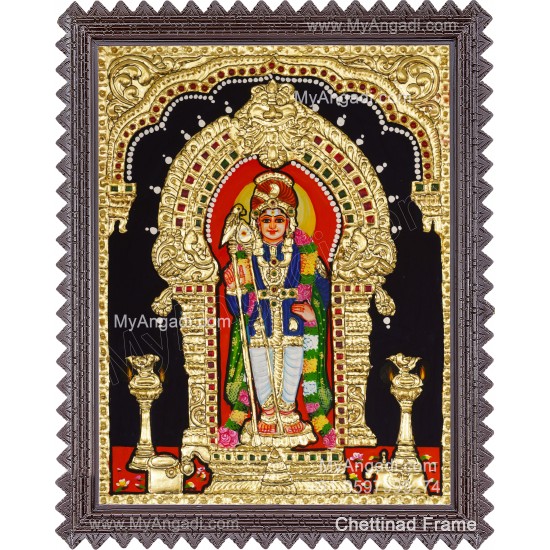 Palani  Murugan Tanjore Painting