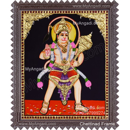Hanuman Tanjore Painting