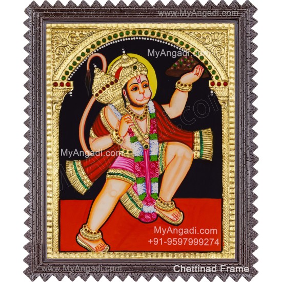 Hanuman Tanjore Painting