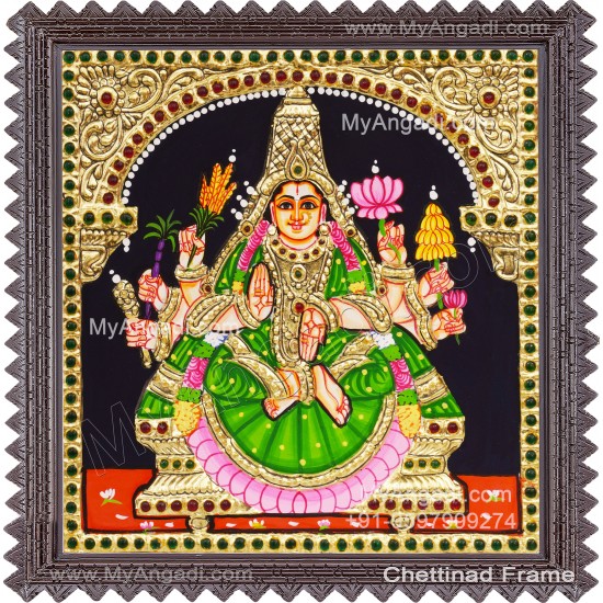Dhanya Lakshmi Tanjore Painting
