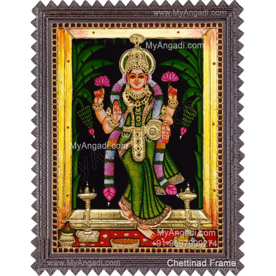 Grahalakshmi Tanjore Painting