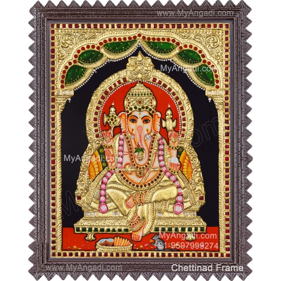 Ganapati Tanjore Painting